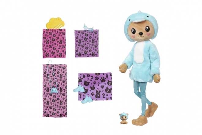 Poupée Barbie Cutie Reveal Teddy Bear - Dauphin
