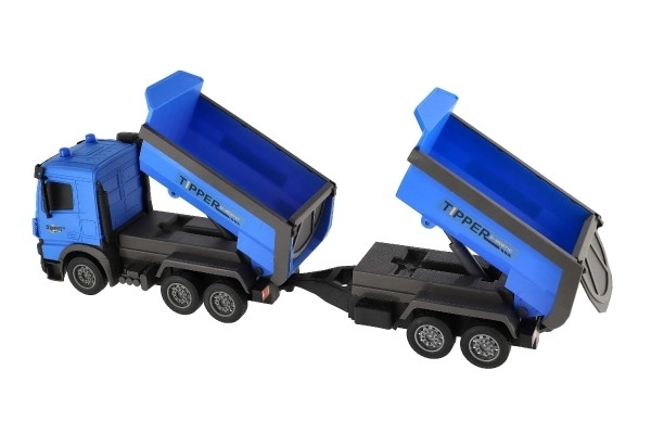 Camion avec remorque BENNE en plastique 50cm