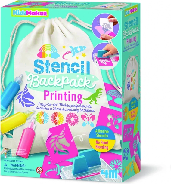 Set artistique 4M – décoration de son propre sac à dos pour enfants