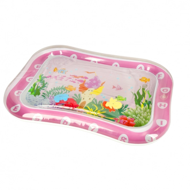 Tapis d'eau gonflable pour enfants avec motif du monde sous-marin