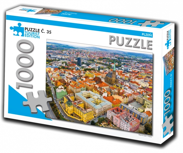 puzzle plzeň édition touristique 1000 pièces