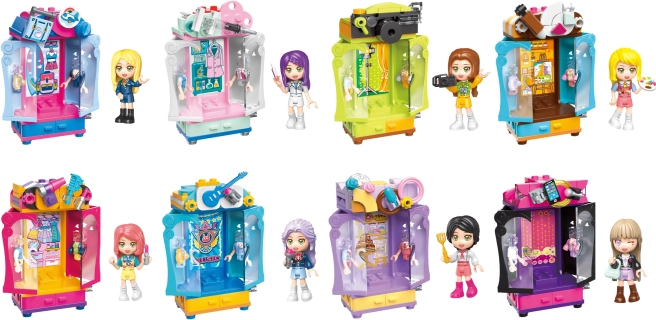 Qman Série UNA – armoire avec minifigurine (1 kit de construction)