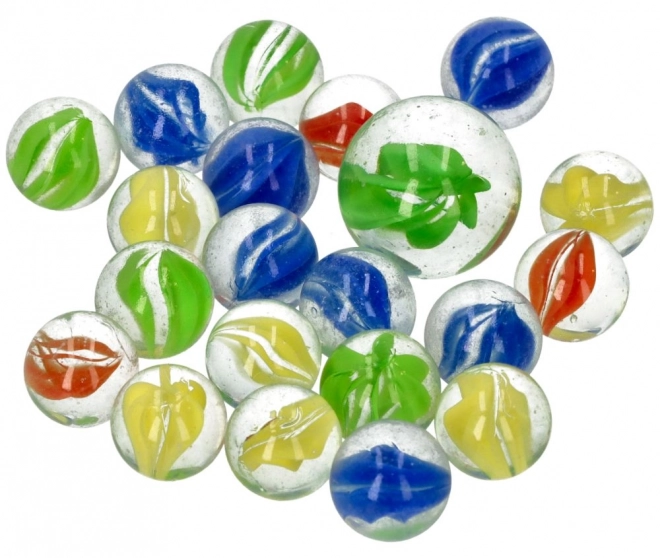 Billes en verre Marbles 21 pcs - Billes de marbre