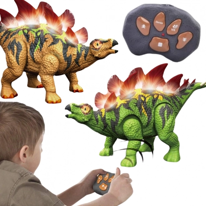 Woopie Dinosaurus télécommandé RC Robot Stégosaure