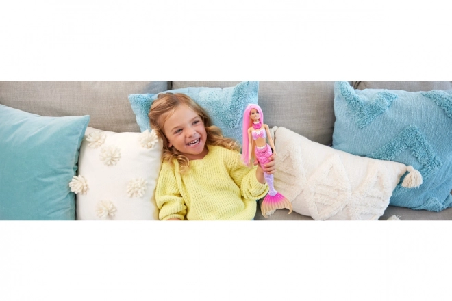 Poupée Barbie Malibu sirène changeant de couleur