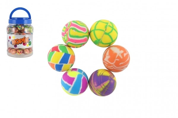 Balle rebondissante colorée 3,2 cm - 1 pièce