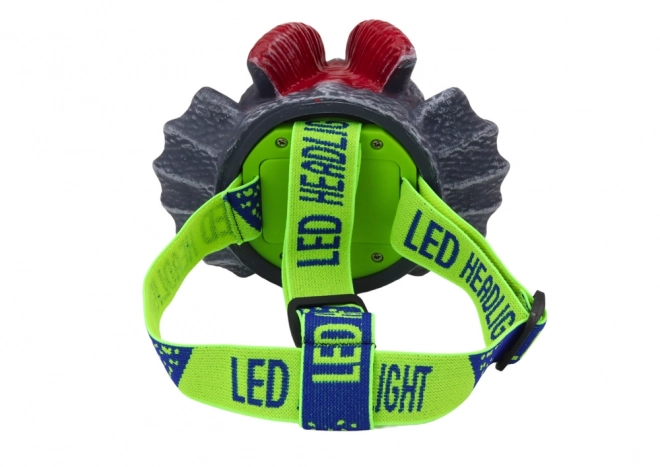 Lampe frontale Dinosaur Bande réglable 3 LED diodes