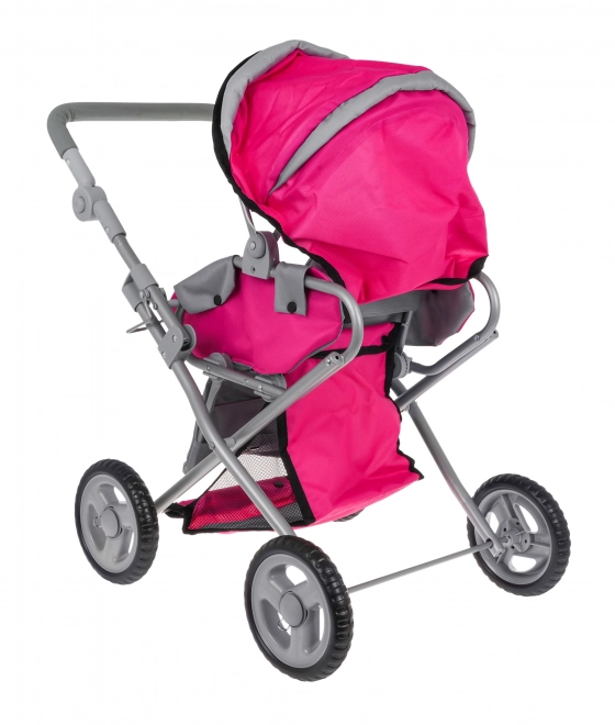 Poussette rose 2 en 1