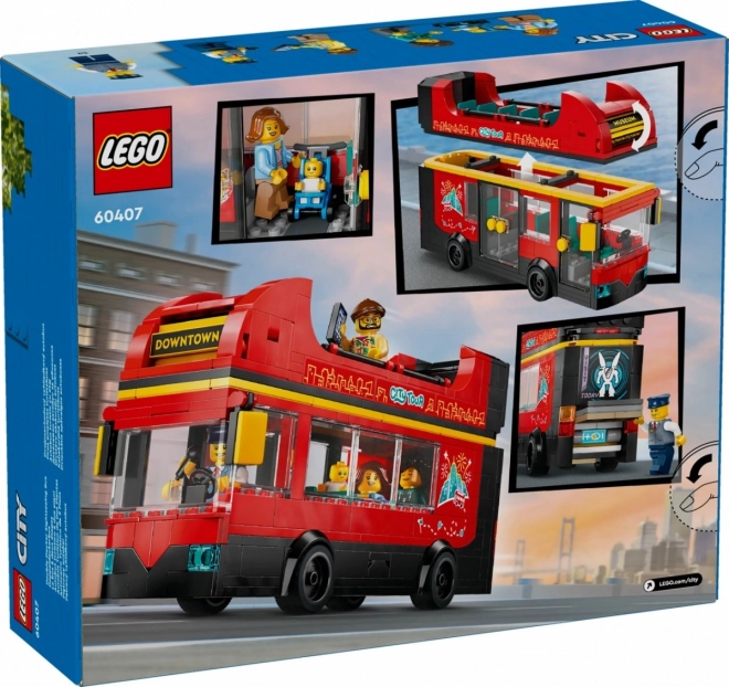 LEGO City 60407 Bus touristique rouge à deux étages