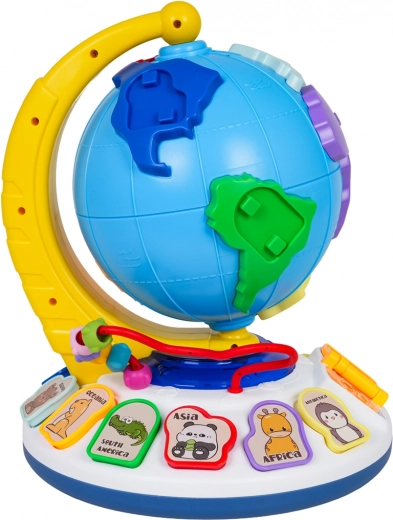 Globe rotatif 360° et riche interaction