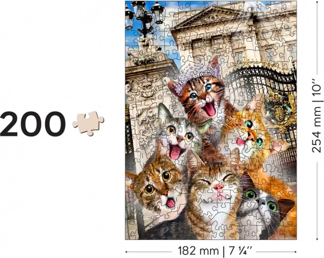 Casse-tête en bois Chatons à Londres