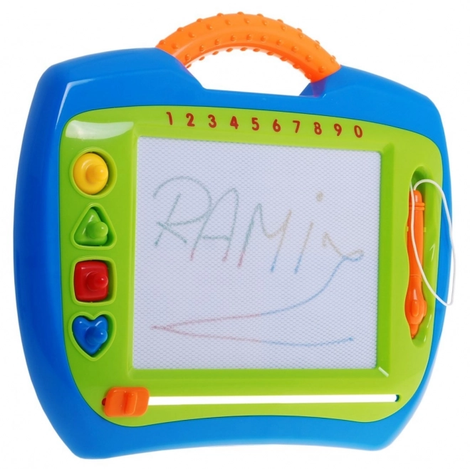 Puzzle Heureux pour Enfants 3+ Jouet créatif + stylet + 4 tampons + dessins en 4 couleurs