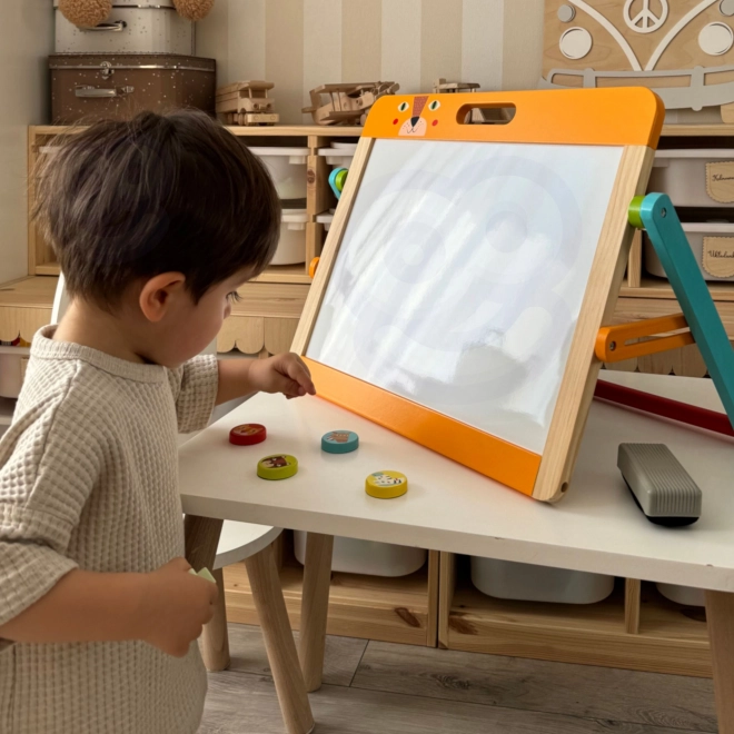 Tableau magnétique et ardoise pour enfants 2 en 1 Tooky Toy