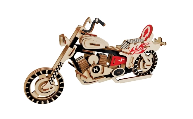 Puzzle 3D en bois Motocyclette HD I