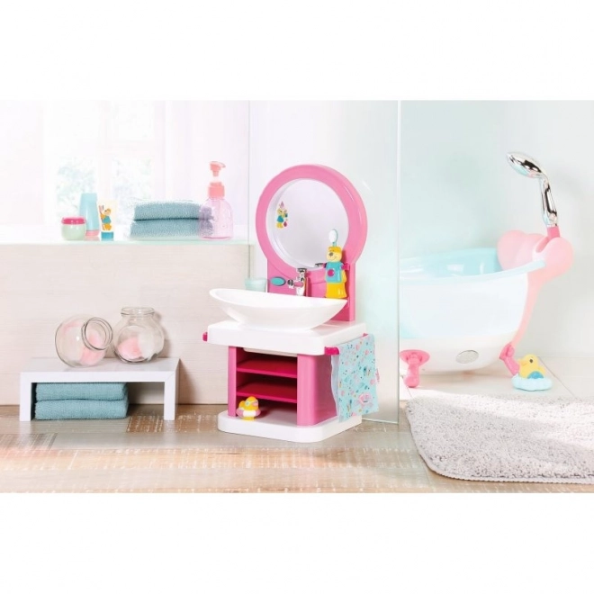 Zapf Creation Baby Born Lavabo avec brosse à dents