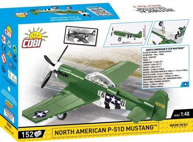 Kit de montage d'avion P-51D Mustang COBI
