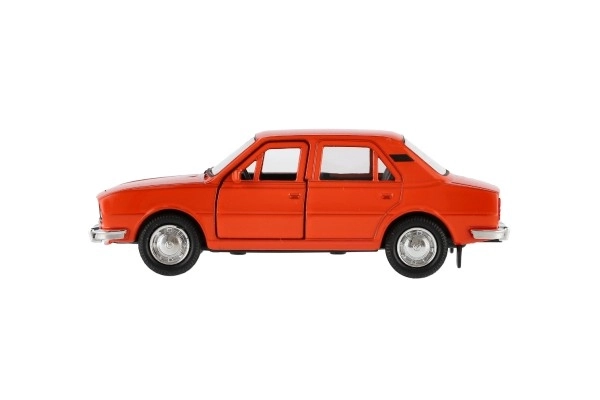 Auto Welly Škoda 105L métal/plastique 11cm 1:34-39 en roue libre 4 couleurs en boîte 15x7x7cm