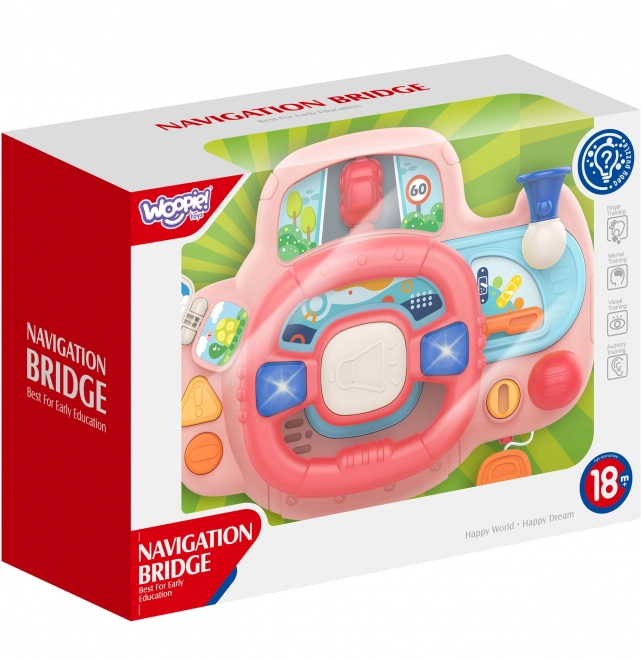 Volant Interactif WOOPIE pour enfants avec lumières et sons