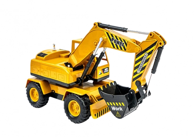 Excavatrice bulldozer 2 en 1 télécommandée pour enfants
