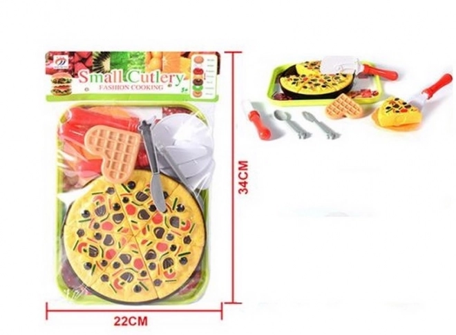 Ensemble de pizza/gâteau