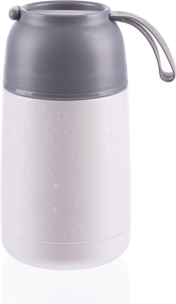 Thermos alimentaire avec poignée en silicone 620 ml, Étoiles
