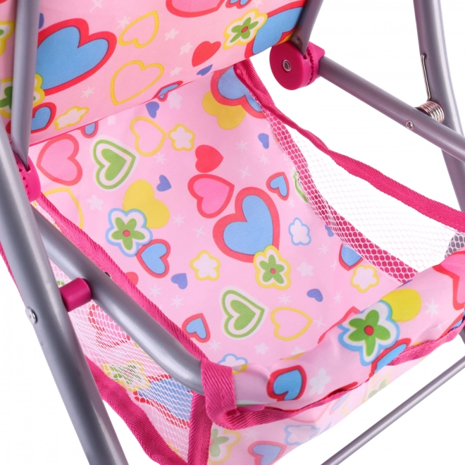 Woopie Poussette Royale avec des Cœurs Colorés