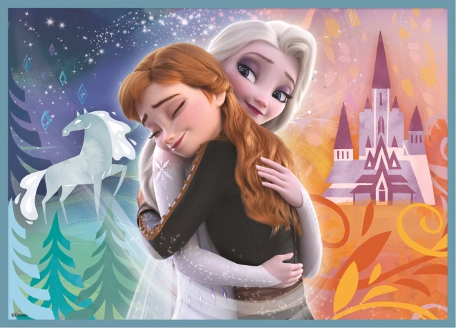 Puzzle Frozen 4v1 (12, 15, 20, 24 pièces) - Monde Merveilleux