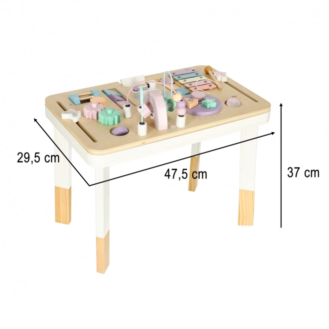 Table d'apprentissage interactif Montessori Lulilo rose