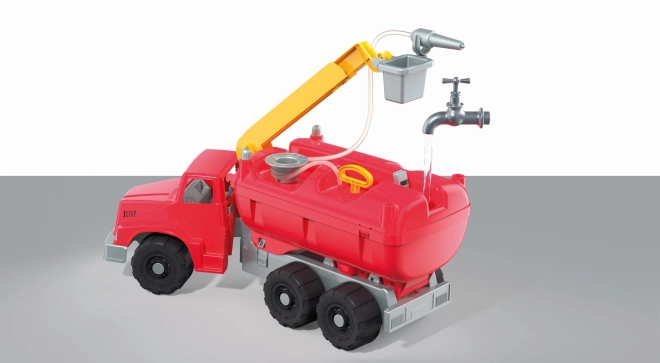 Androni Camions Géants camion de pompier avec plateforme et lance à eau fonctionnelle - longueur 74 cm