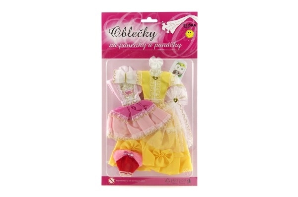 Vêtements avec accessoires pour poupées 2 pièces