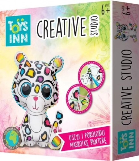 Kit créatif pour coudre et colorier un panthère