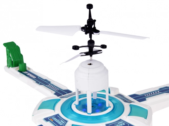 Jeu de compétences avec drone volant