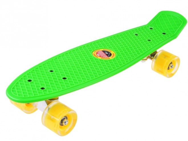 Planche à roulettes avec roues LED