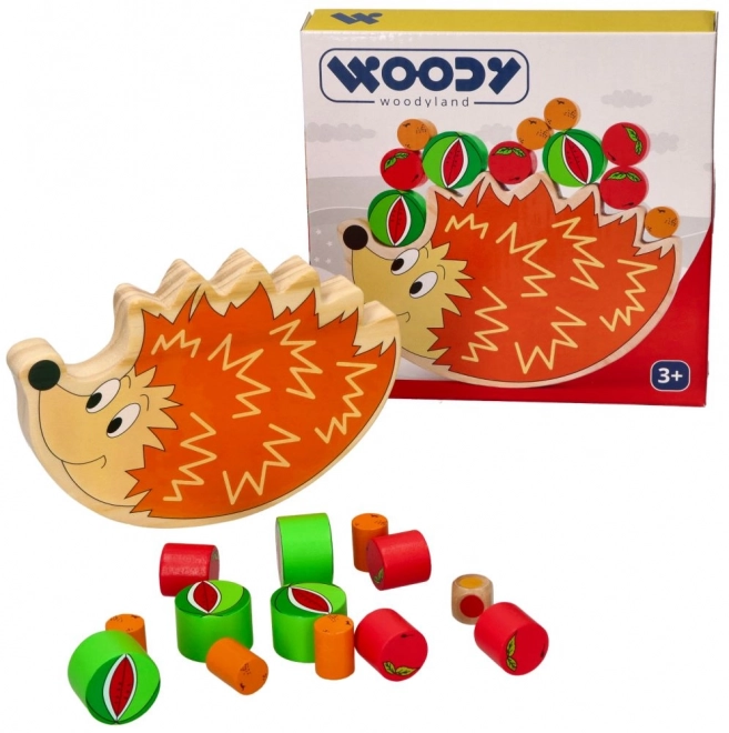 Jeu d'équilibrage avec hérisson