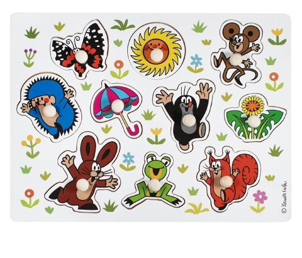 Detoa Puzzle en bois Krtecek grand modèle