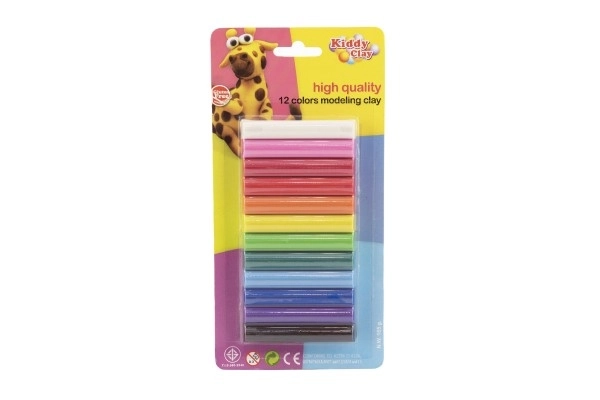 Pâte à modeler Nara 165g, 12 couleurs