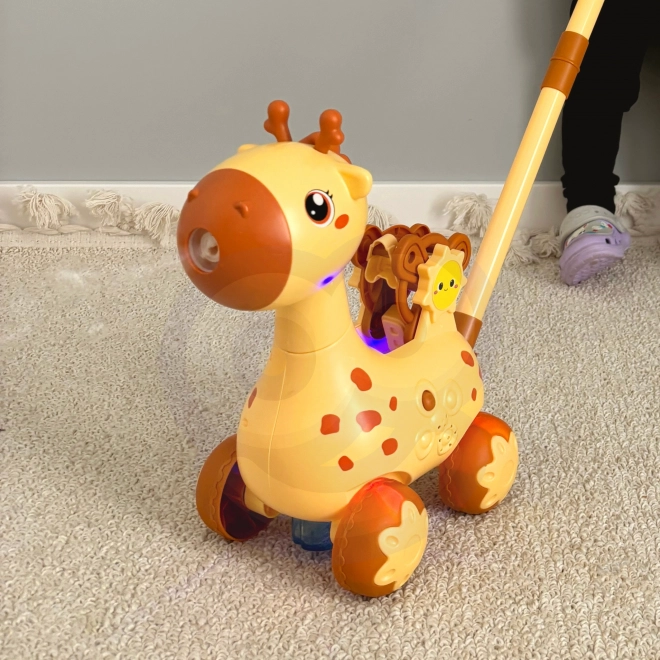 Girafe mobile 2 en 1 avec bulle de savon pour enfants