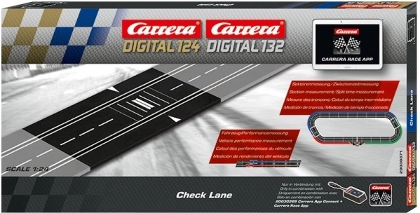 mesure des temps intermédiaires Check Lane pour circuits Carrera Digital 132/124