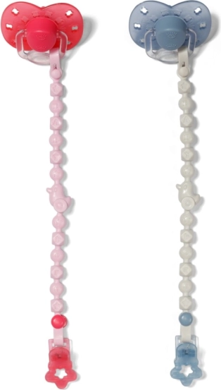 tétine avec clip pour poupées BABY born et Baby Annabell (2 designs)