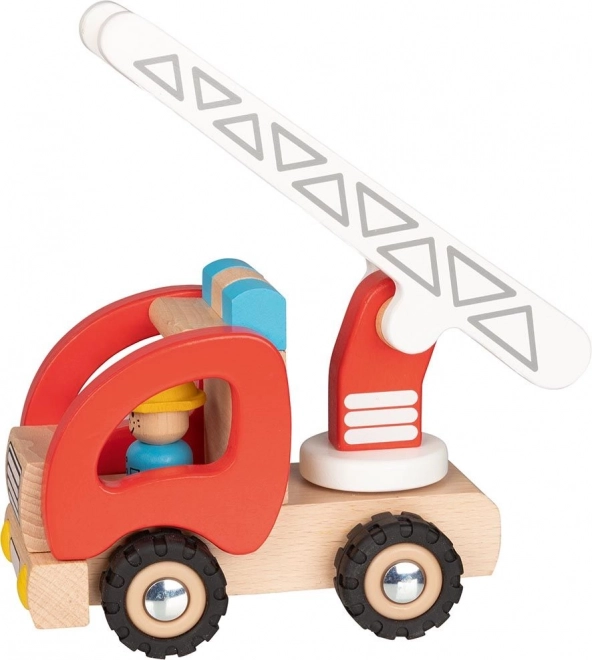 Camion de pompier avec échelle