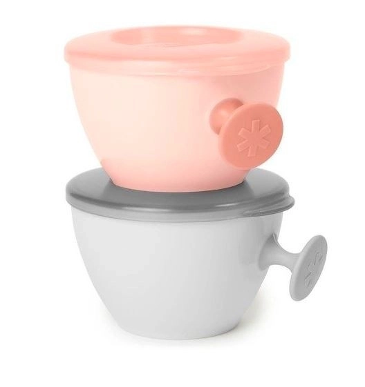 Ensemble de bols Easy-Grab Gris / Corail doux