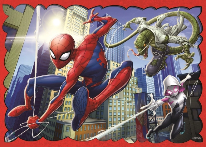 Puzzle 4v1 Héros Spider-Man