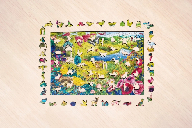 Puzzle en bois Jardin Sauvage 500 pièces