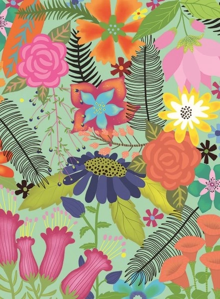 Puzzle Jungle Florale 500 pièces