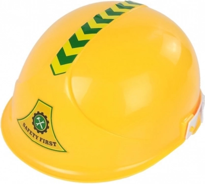 Casque de chantier jaune inclus