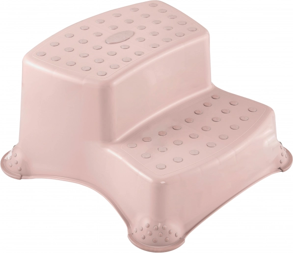 Marchepied double pour WC/lavabo « Pure », Rose nordique