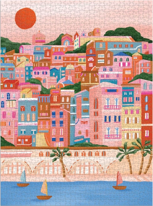 Puzzle Couleurs de la Côte d'Azur 1000 pièces