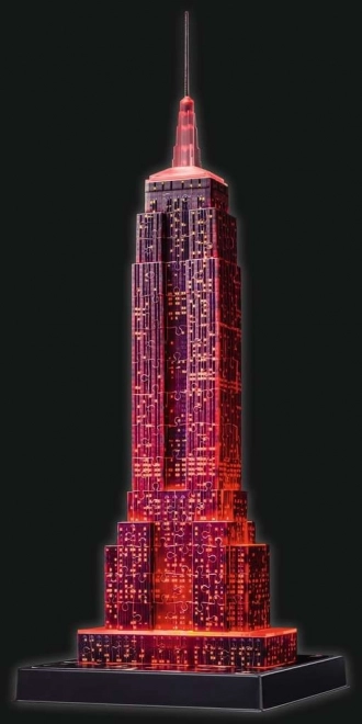RAVENSBURGER Puzzle 3D Lumineux Édition Nocturne Empire State Building 216 pièces