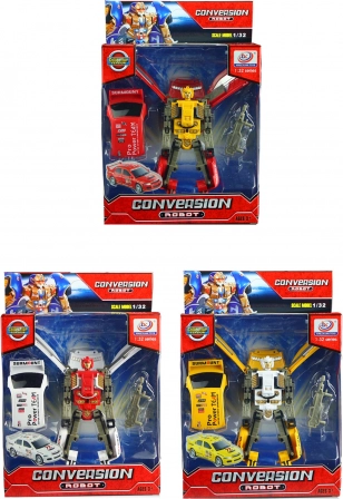 Transformation facile du robot et de la voiture