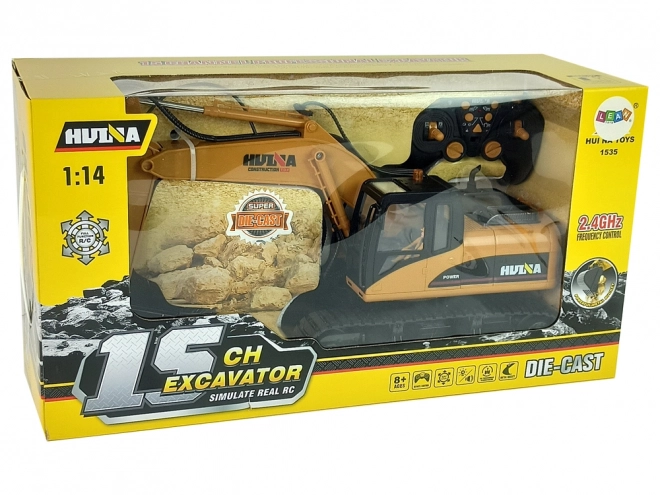 RC pelleteuse jaune Caterpillar 1:14 télécommandée